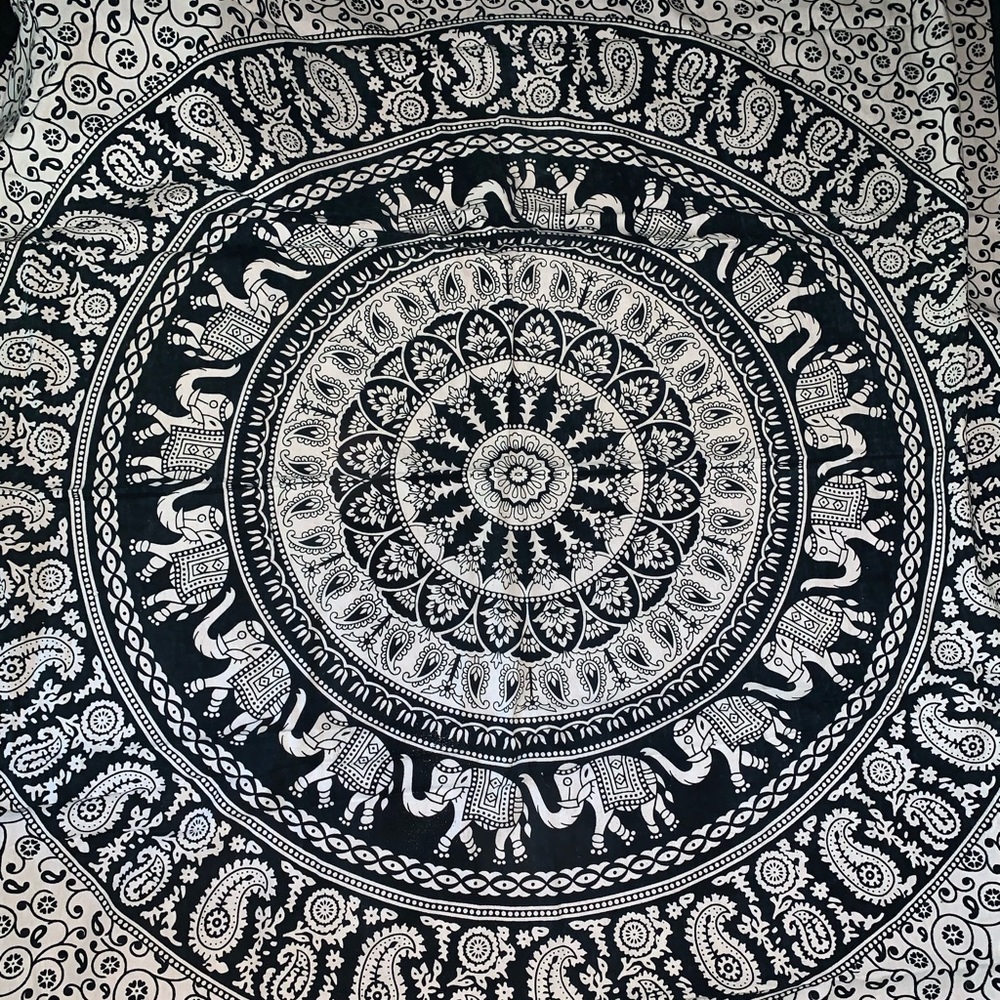 Black and White Tapestry